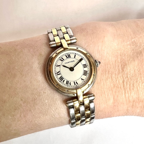 CARTIER PANTHERE VENDOME 24mm 2 Row Gold Watch main image 6